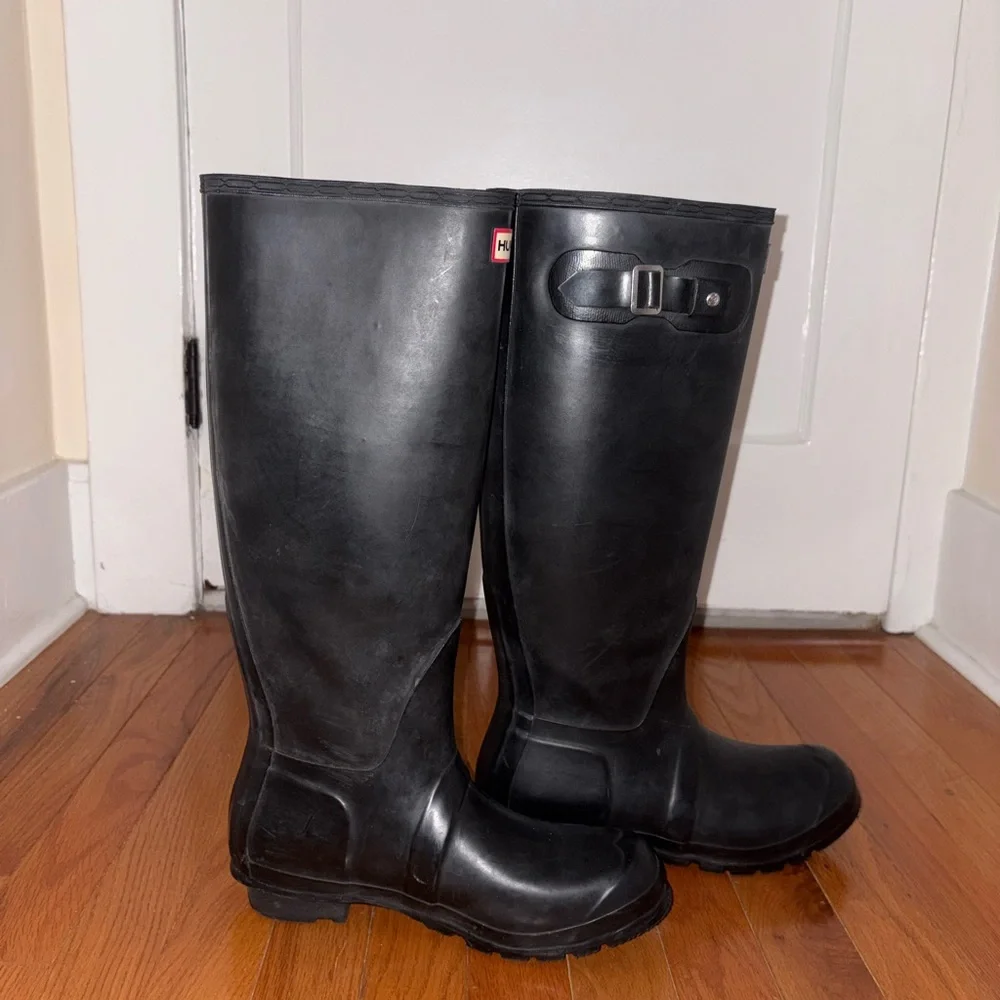 Hunter Black Rain Boots